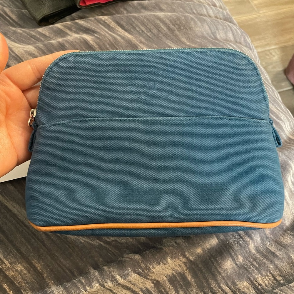 Hermes Toile cosmetic pouch